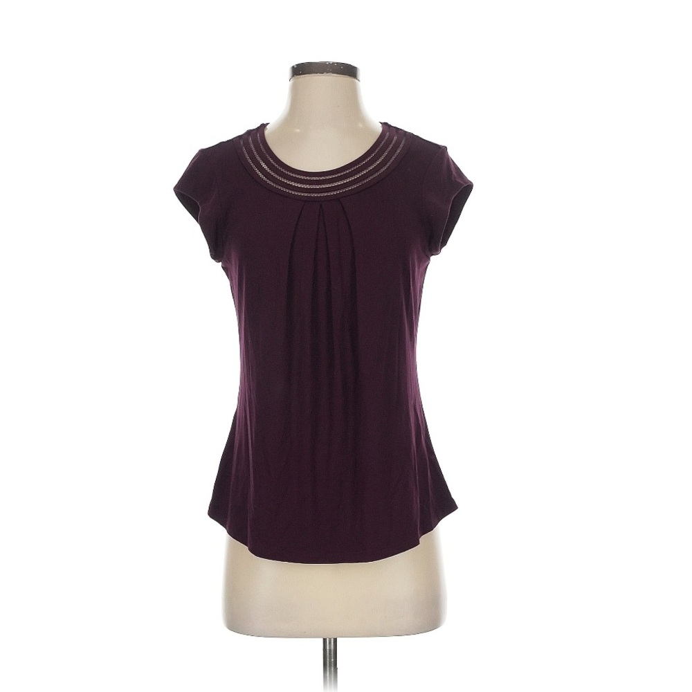 Daniel Rainn Brinn scoopneck top in burgundy L